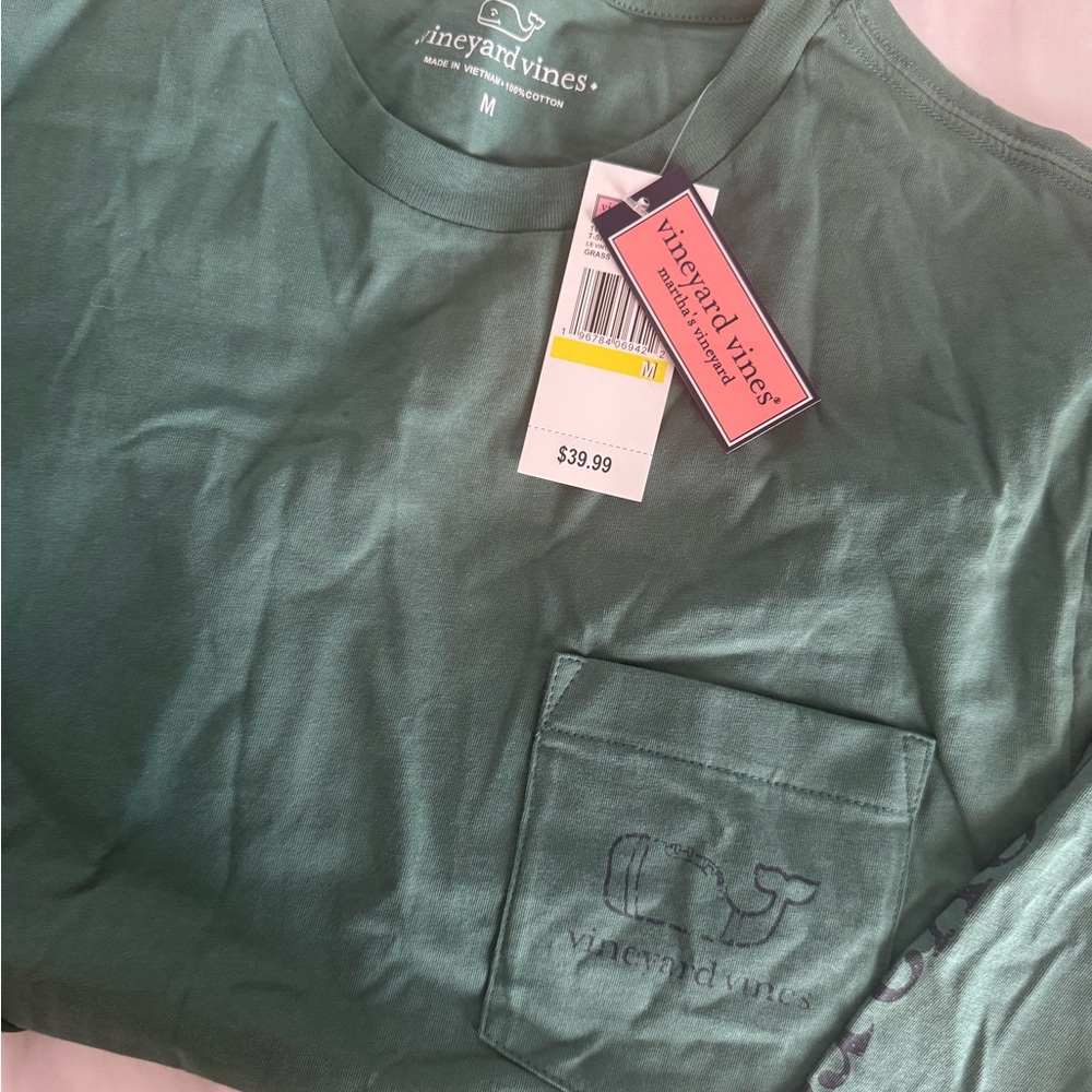 Vineyard Vines Green Long Sleeve Tee